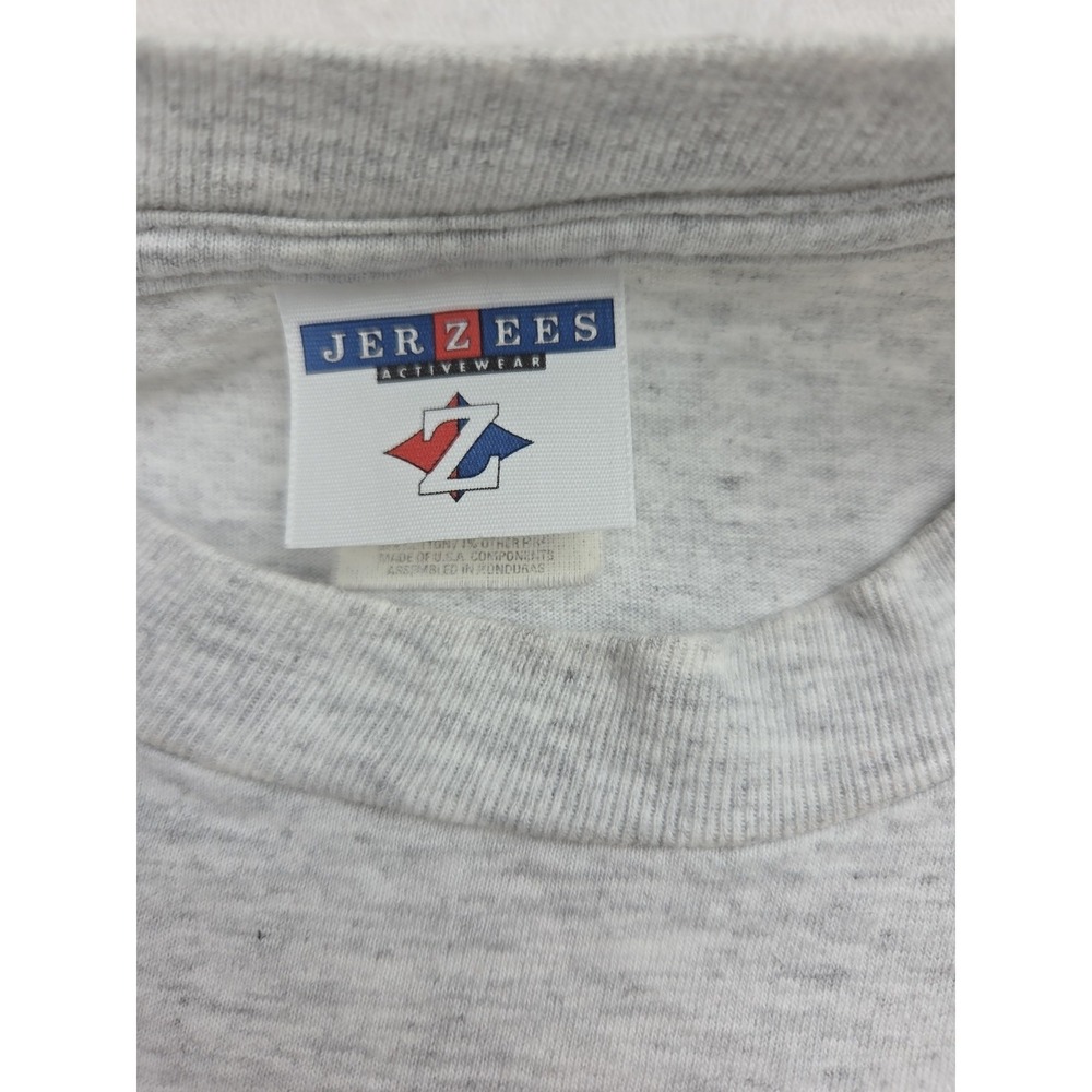 Vtg 1997‎ Prairie Song Graphic T-Shirt Horse Native American Western Gray Size L - Picture 4 of 11